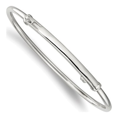 Sterling Silver Hinged Bangle Bracelet