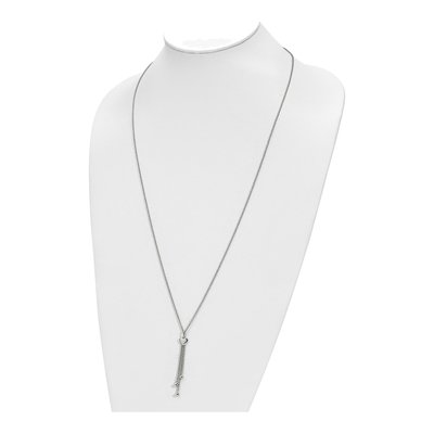 Sterling Silver Reflection Heart Necklace – view 4