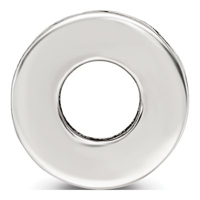 Sterling Silver Antiqued Pattern Bead – view 3