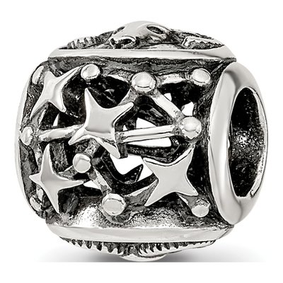 Sterling Silver Aries Zodiac Bead – view 6