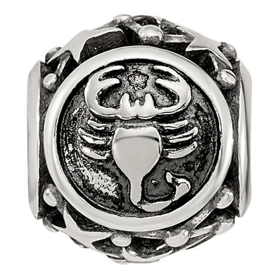 Sterling Silver Scorpio Zodiac Bead – view 5
