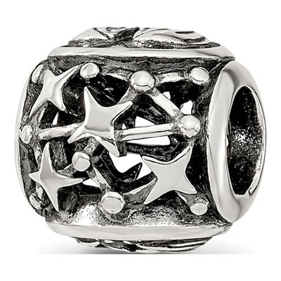Sterling Silver Zodiac Gemini Bead – view 6