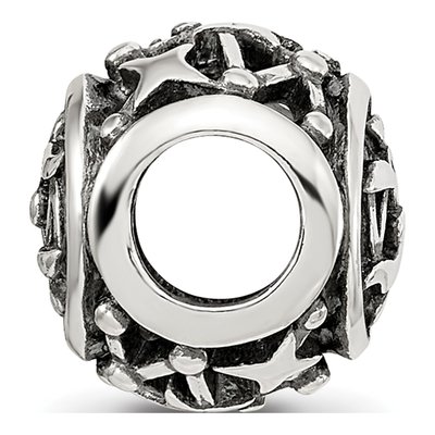Sterling Silver Libra Zodiac Bead – view 3