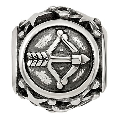 Sterling Silver Sagittarius Zodiac Bead – view 5
