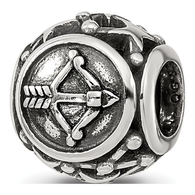 Sterling Silver Sagittarius Zodiac Bead