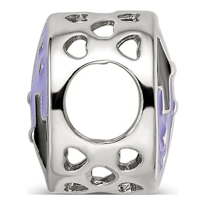 Sterling Silver CZ Eiffel Tower Bead – view 3