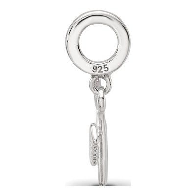 Sterling Silver Scissor Comb Dangle Charm – view 3