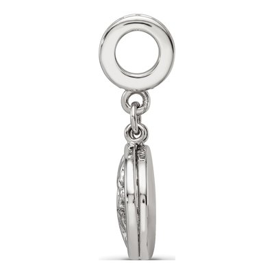 Sterling Silver CZ Sea Life Dangle Bead – view 3