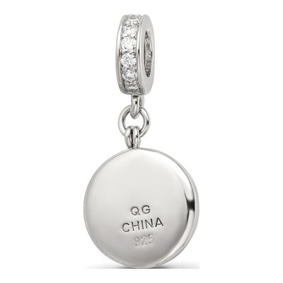 Sterling Silver CZ Sea Life Dangle Bead – view 5