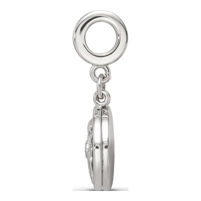 Sterling Silver CZ Travel Dangle Bead – view 3