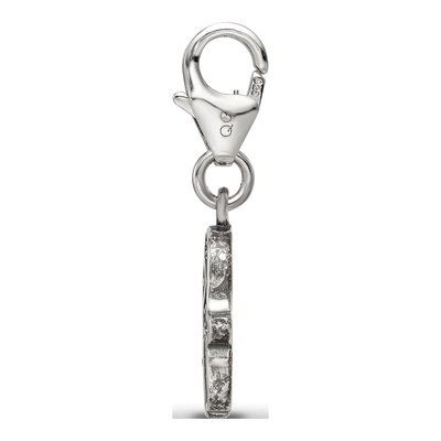 Sterling Silver CZ Hamsa Click-On Bead – view 3