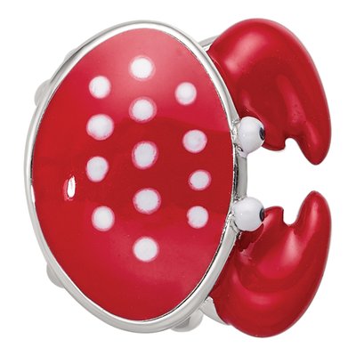 Sterling Silver Crab Bead – view 5