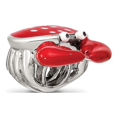 Sterling Silver Crab Bead