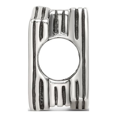 Sterling Silver Teacher Book Bead – view 3