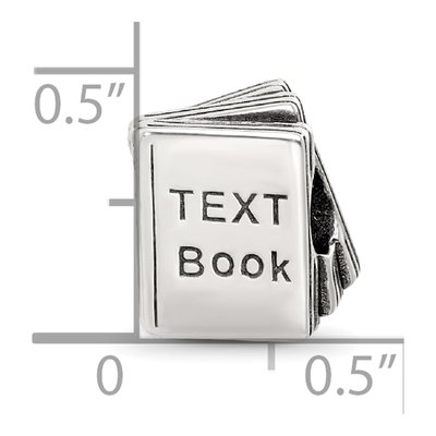 Sterling Silver Teacher Book Bead – view 7