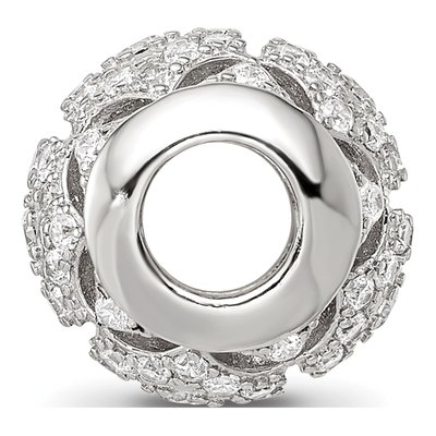 Sterling Silver CZ Bead – view 3