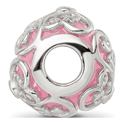 Sterling Silver CZ Bead – view 3