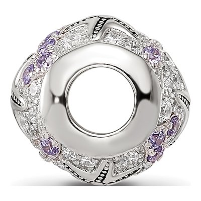 Sterling Silver CZ Star Fish Bead – view 3