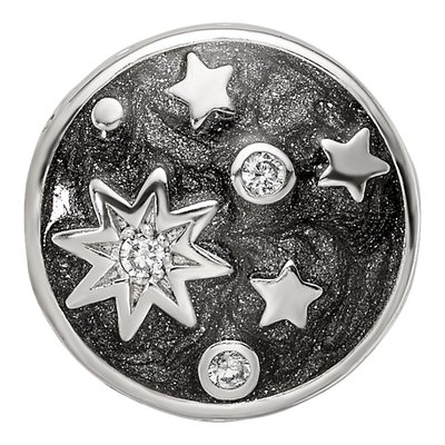 Sterling Silver CZ Galaxy Bead – view 4