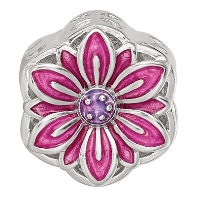 Sterling Silver Flower Cut-Out Bead – view 4