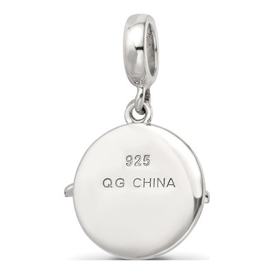 Sterling Silver Earth Plane Dangle Bead – view 6