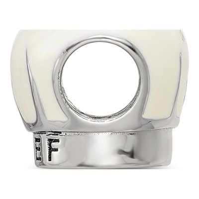 Sterling Silver Chef Hat Bead – view 3
