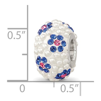 Sterling Silver Crystal Bead – view 6
