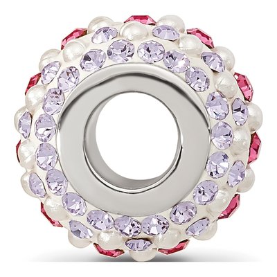 Sterling Silver Crystal Bead – view 3