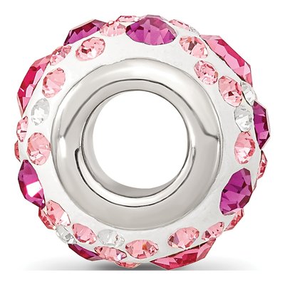 Sterling Silver Crystal Bead – view 3