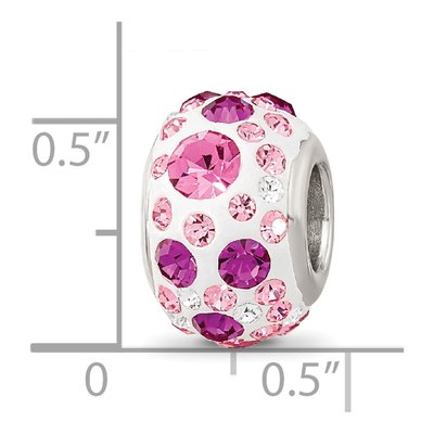 Sterling Silver Crystal Bead – view 6