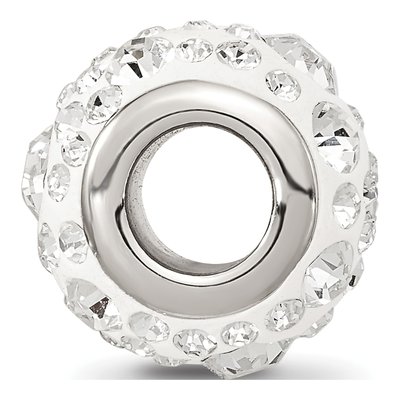 Sterling Silver Crystal Bead – view 3