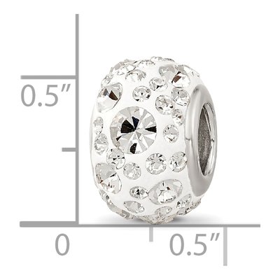 Sterling Silver Crystal Bead – view 6