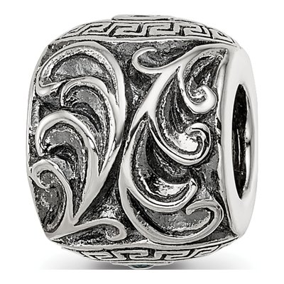 Sterling Silver CZ Eye Pattern Bead – view 5