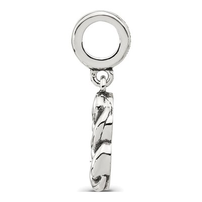 Sterling Silver Braided Knot Dangle Bead – view 3