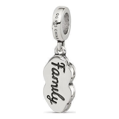 Sterling Silver Braided Knot Dangle Bead – view 6