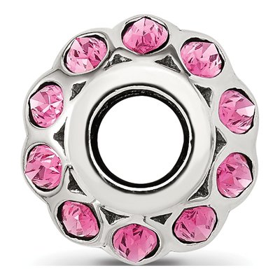 Sterling Silver CZ Bead – view 3