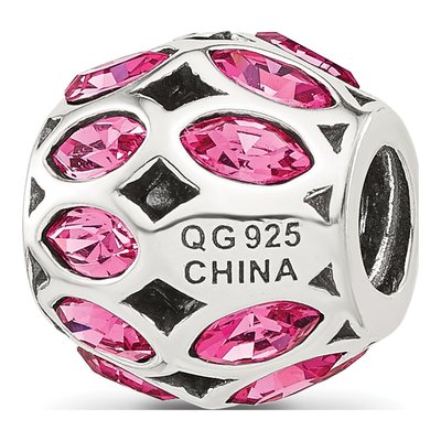Sterling Silver CZ Bead – view 6