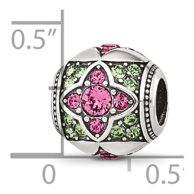 Sterling Silver CZ Bead – view 7