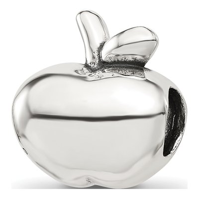 Sterling Silver Apple Bead – view 6