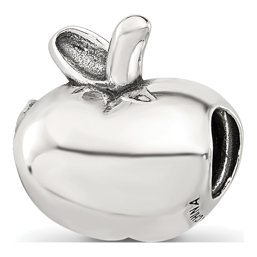 Sterling Silver Apple Bead