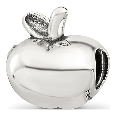 Sterling Silver Apple Bead