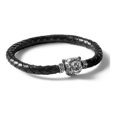Sterling Silver Antiqued Tiger Hinged Bead – view 7