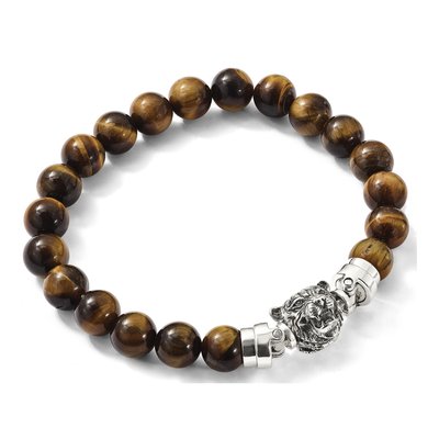 Sterling Silver Antiqued Tiger Hinged Bead – view 8