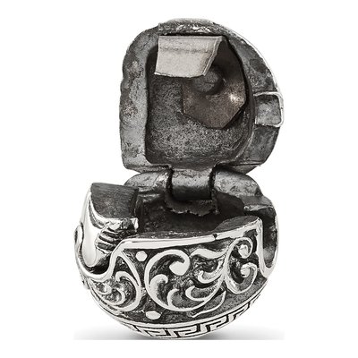 Sterling Silver CZ Nazar Eye Bead – view 5