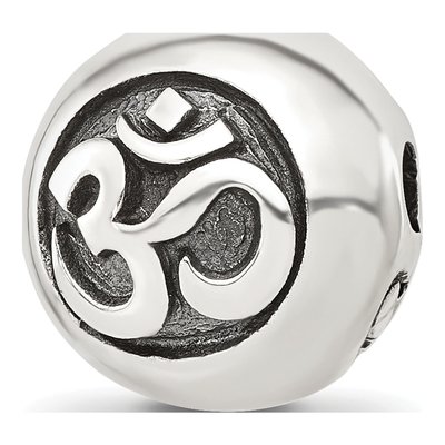 Sterling Silver OM Hinged Bead