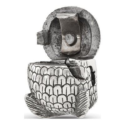 Sterling Silver Antiqued Owl Bead – view 5