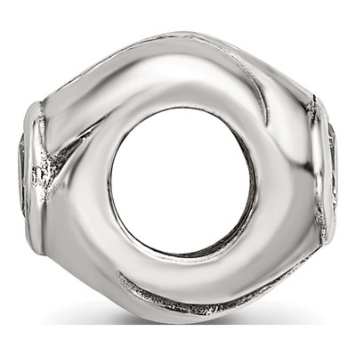 Sterling Silver CZ Bead – view 4
