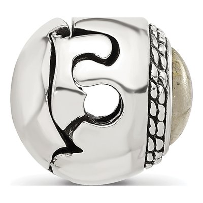 Sterling Silver Carnelian Bead – view 3