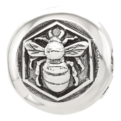 Sterling Silver Bee Bead – view 5