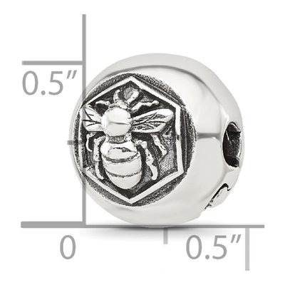 Sterling Silver Bee Bead – view 8